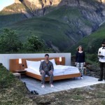 【画像】スイスで屋根のないホテルがオープン　１泊２６０ドル　山のパノラマ景色を楽しめる