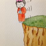 【悲報】小梅太夫さん、崖から落ちてしまう