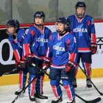 【悲報】韓国と北朝鮮合同アイスホッケーチームのデザイン、完全に北朝鮮寄り