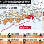 【悲報】南海トラフ巨大地震の被害想定　ヤバすぎる