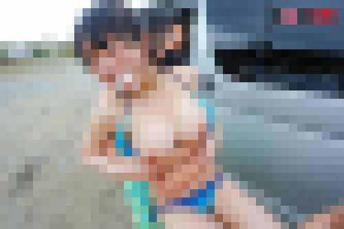 【Ｈ画像】10代の水着ギャル、拉致られて強姦される